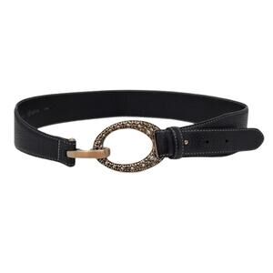 Brighton Hook Buckle Adjustable Waist Belt, Large